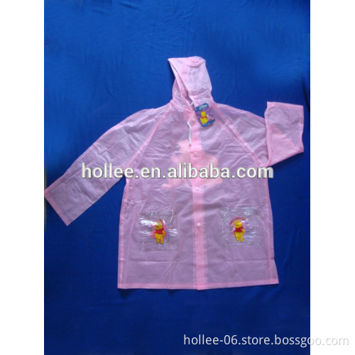 children's pvc raincoat kid's raincoat